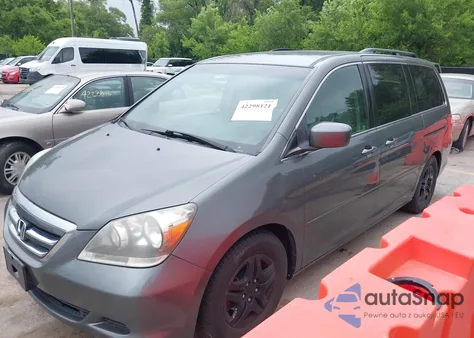 2007 Honda Odyssey Ex from USA, damaged, VIN 5FNRL38477B135690